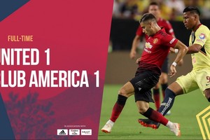 曼聯1-1墨西哥美洲。（圖源：互聯網）