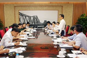 武德膽副總理主持會議並發表指導意見。（圖源：廷南）