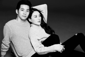 黎河與未婚夫。