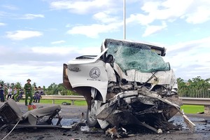 嚴重交通事故現場。（圖源：VTC）