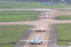 新山一國際機場的滑行道。（示意圖源：互聯網）
