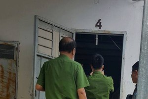 警方封鎖命案現場進行勘查。（圖源：武匯）