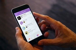 交警使用“Viber”軟件處理交通事故。（示意圖源：互聯網）