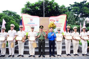 圖為2018年“市公安青年模範”表彰儀式一瞥。（圖源：黎菊）