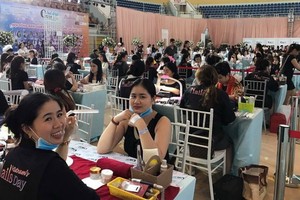 2018年美甲盛會場景一瞥。