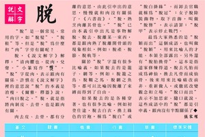 說文解字 『脫』