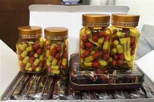 被查獲的逾期春藥一瞥。（圖源：T.H）