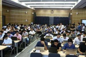 圖為2018年東南亞各國的網絡安全事故應急演習現場一瞥。（圖源：明決）