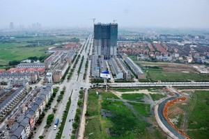 河內懷德縣新都市一隅。