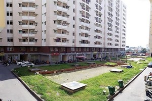 座落於舊邑郡第十四坊的康家公寓一瞥。（圖源：越勇）