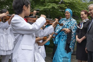 古特雷斯秘書長出席“國際和平日”紀念活動。（圖源：聯合國）