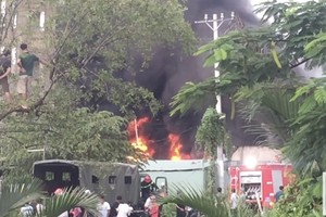 火警現場。（圖源：廷草）