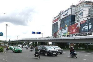 新平郡一個緩解交通堵塞的工程。