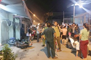 阮文福教師被殺害現場。（圖源：杜長）