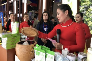 越南企業參加中國-東盟博覽會。