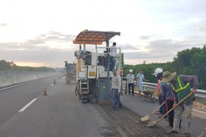 峴港-廣義高速公路維修工作明日完成。（圖源：廷光）