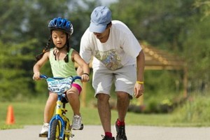 學騎自行車