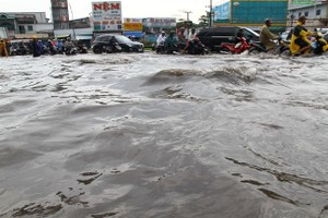 近日來，本市許多郡、縣因強降雨結合潮汛而連續嚴重受淹。