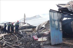 火勢熄滅後的現場。（圖源：國勇）