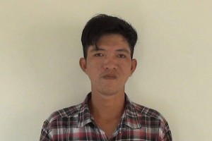 被逮捕的歹徒范忠堅。（圖源：公安機關提供）