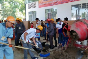 第二次水泥匠巧手比賽一瞥。