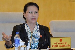 國會主席阮氏金銀。（圖源：勇阮）