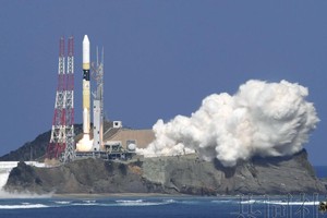 日溫室氣體觀測衛星“息吹２號”發射成功。（圖源：共同社）