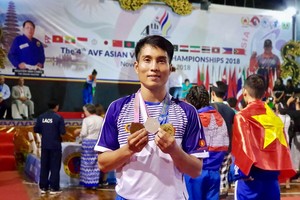 華人運動員林東旺獲得３枚獎牌。