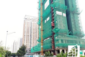 本市冒起許多新建高級公寓。