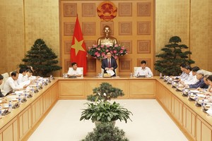 政府副總理王廷惠主持會議並發表指導意見。（圖源：紅英）