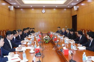 會談現場一瞥。（圖源：越通社）