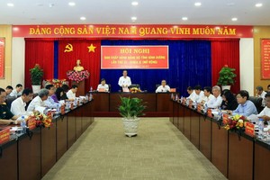 第十屆平陽省黨部執委會第二十一次會議現場。（圖源：智勇）