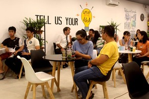 圖為平陽省 English Coffee House 英語咖啡館一瞥。