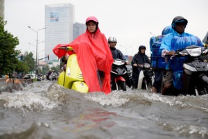 阮友景街逢強降雨或潮汛就受淹嚴重。（圖源：松信）