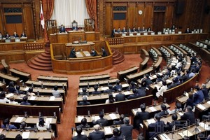 日本國會通過《入管法》修正案。（圖源：共同社）