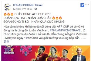 順捷旅行社開展“順捷與鈴木盃東南亞足錦賽共飛騰”中獎活動。（圖源：粉絲專頁截圖）