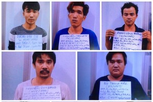 被起訴的殺人歹徒團夥。（圖源：公安機關提供）