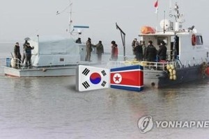 韓朝完成跨境河道調查。（圖源：韓聯社）