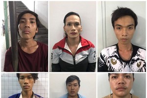 被抓獲歸案的竊盜團夥。（圖源：志石）