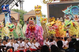 第五郡文化中心將於本月28至30日在文朗公園舉辦2018年第二次舞龍獅聯歡盛會。（示意圖源：姮丁）