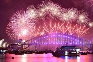 悉尼港上煙花成為了迎接新年的標誌。（圖源：互聯網）