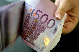 500 歐元紙幣。（圖源：互聯網）