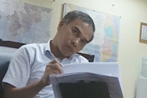 越南內陸水路局所屬計劃與投資科代科長武孟雄。（圖源：懷南）