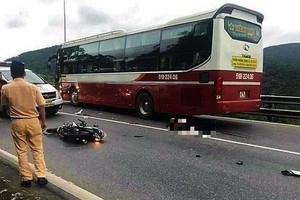 發生在林同省保祿嶺的一起嚴重交通事故。（圖源：文生）