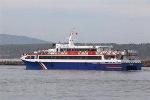 富貴Express高速船正式投入營運，為民眾和遊客服務。（圖源：越通社）