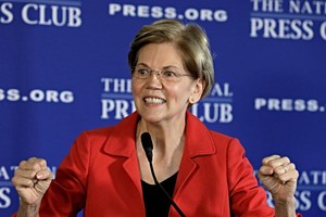 美國民主黨參議員沃倫。（圖源：互聯網）