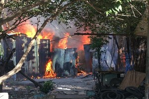 火警現場。（圖源：阮新）