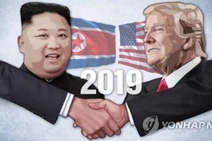 美國總統特朗普當地時間6日表示，美朝正在就第二次首腦會談的地點進行協商，有望在不久後對外公佈。（圖源：韓聯社）