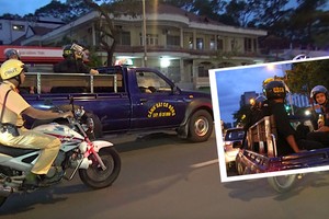 363組各支隊伍在執勤。