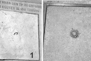 溝渠蓋圓環危害行人安全